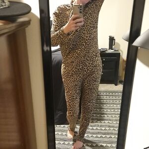Leopard Print Jumpsuit